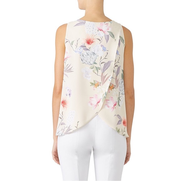 Amanda Uprichard Floral Utica high Neck Open Back Tank - XS - Picture 2 of 7